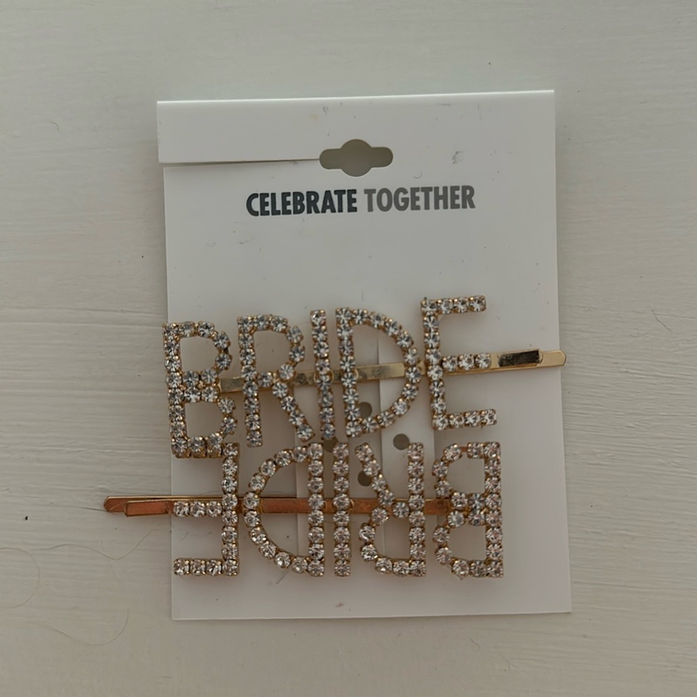 Gold Bride Bobby Pins